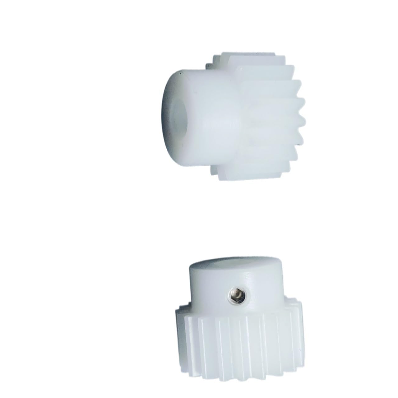 Cylindrical Drive 2pcs 0.5 Module Plastic POM Straight Teeth Gear 25mm Diameter Cylindrical Gear 0.5M 48 Teeth Spur Gear with Step Pinion Rack Machinery(8mm bore)