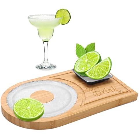 COITEK Bamboo Margarita Salt Rimmer Set Cover