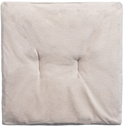 Brandsseller Haustierhöhle Filz ca. 33x33x33 cm Katzenhöhle Hundehöhle Katzenbett Hundebett mit seperatem Kuschelkissen Faltbar Hellgrau