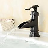 Design de style rétro : Robinet Lavabo Salle de Bain Cascade adopte un savoir-faire ancien, avec une apparence rétro et élégante, qui est plus belle et à la mode. Il peut être associé à différents styles de décoration pour rehausser le style général de l’espace.