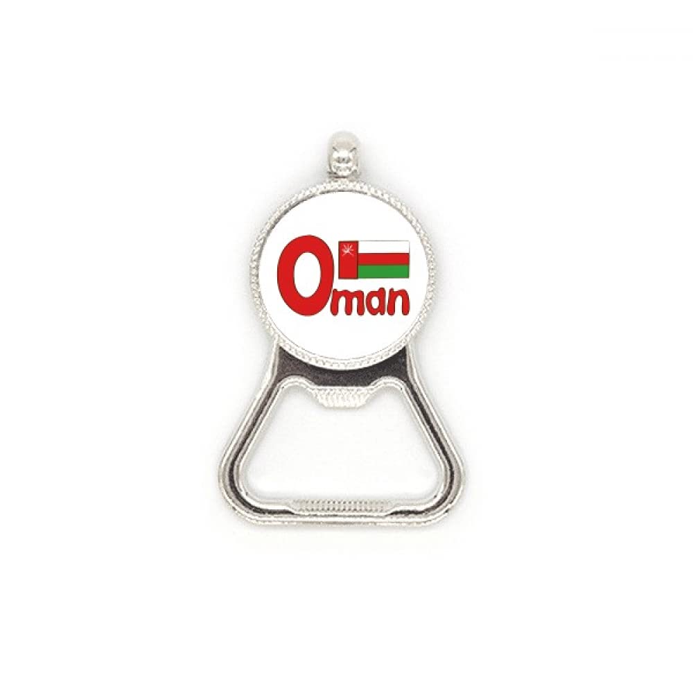 Ouvre-bouteille acier inoxydable motif Oman finition durable pour collectionneurs