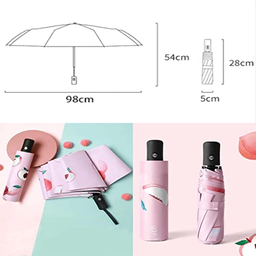 Image of KEKEMI 3 Fold Automatic Sun & Rain Umbrella for Men & Women (Pack of 1)