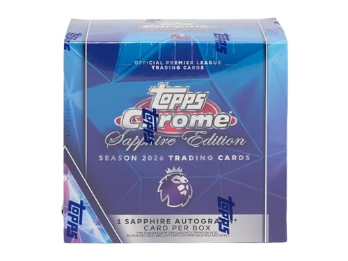 Topps Chrome Premier League Sapphire Edition Box