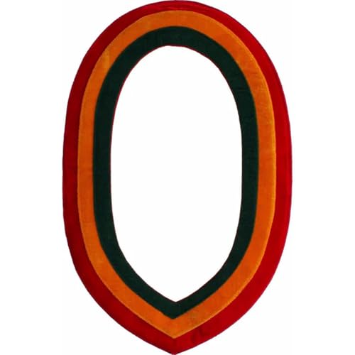 Shriner - Masonic Collar - Red Yellow Green Color Velvet Chain Lining Backing