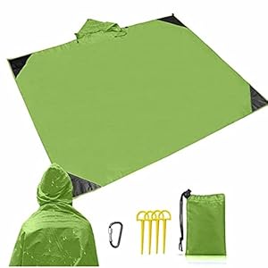 Outdoor Beach Blanket Sand Mats Waterproof Picnic Mat for Hiking, Travel, Camping, Camping Equipment