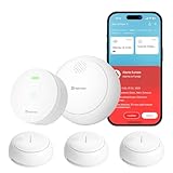 ALARME INTERCONNECTÉE SANS FIL : Plusieurs detecteur de fumée connecté se connectent via un réseau radio RF stable, sans connexion WiFi. Lorsqu’un détecteur se déclenche, tous les appareils alarmés simultanément assurent une alerte rapide dans toute la maison.