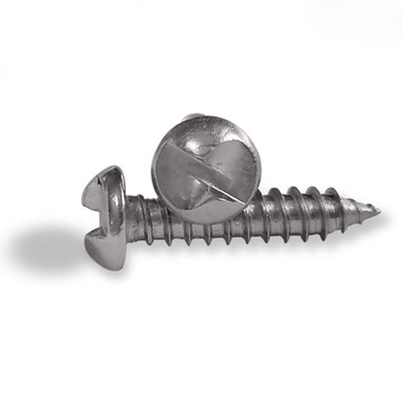 M3 M3.9 M4 Round Head Screw Unidirectional S Slot Self-Tapping Screws One-Way Slotted Bolts Stainless Steel - (Thread Diameter: M3x25mm(20pcs))