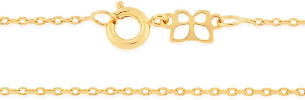 Rommanel 18K Gold Plated Chain 50Cm | Good-Looking, Long Chain Necklace Measuring 50 CM | Glam, Delicate Womens Jewelry