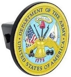 Custom Class 3 Tow Hitch Receiver 2" Insert Plug Truck & SUV - Army USA Flag B Style-9856-6691