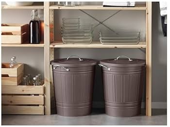 Amazon|IKEA(イケア) KNODD ふた付き容器, グレー (50315314)|フタ Amazon|IKEA(イケア) KNODD ふた付き容器, グレー (50315314)|フタ