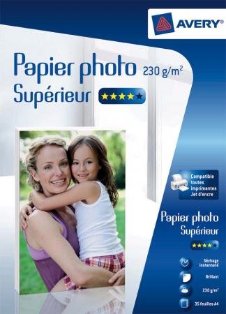 Fotopapier glänzend A4 230 g/m2 (35 Blatt/cdt) – 10 Stück