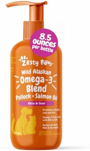 Zesty Paws Wild Alaskan Omega-3 Blend Pollock + Sa…