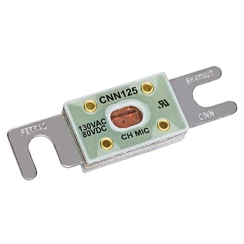 CNN125 CNN125, 125A, 130V AC, 48V DC, Fast Acting, Blade Fuse