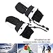 Julihai Ski Mittens, Premium Fabric Windproof Snowproof 3D Ergonomic Design with Wrist Guards Thermal Inner Layer, for Snowboarding Cycling Hiking Mountaineering (XL)