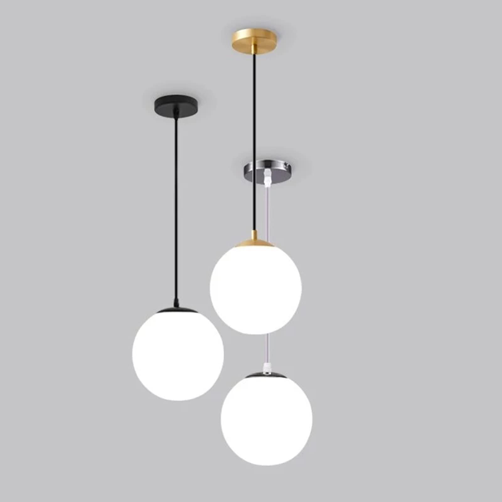 perfk 12 cm Paralumi, lampadario camera da letto bambini, Copertura della luce Illuminazione di ricambio Lampadario di ricambio Lampade da tavolo Lampade da terra G9 Paralume in vetro globo