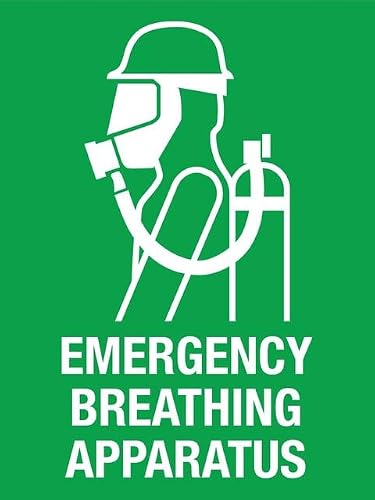 Funny Vintage 8"x12" Tin Sign - Emergency Breathing Apparatus, Wall Art Decor For Home Farmhouse Bar Cafe Yard Indoor & Outdoor Gift