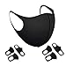 Produktbild ROSS & MÜLLER® Mundschutz Maske Kinder Schwarz [5er Pack] Made in Germany - Mund und Nasenschutz Waschbar stylische und Flexible Schutzmaske