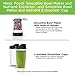 Ninja SS101 Foodi Smoothie Bowl Maker & Nutrient Extractor* 1200 WP, 6 Functions for Smoothies, Extractions*, Bowls & Spreads, smartTORQUE, 14-oz. Smoothie Bowl Maker, (2) To-Go Cups & Lids, Silver