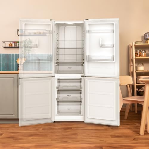 Cecotec Réfrigérateur Congélateur Bolero CoolMarket Combi 290 . Total Nofrost Hauteur 185 cm et Largeur 59 5 cm Faible Consommation d'Énergie Tiroir à Produits Frais Porte Réversible - vue 8