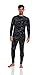ED HARDY 2 Piece Mens Thermal Underwear Set, Graphic Fleece Lined Long Underwear Mens Base Layer Shirt Long Johns, Winter Inner Pants Top, Spider, XL