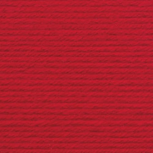 Image of Lion Brand Yarn, Vanna's Choice Crochet Yarn, Scarlet, Red, 3 Pack | Everyday Basic Worsted Weight Acrylic Knit & Crochet Fiber for Blankets, Bags, Sweaters, Hats, Scarves