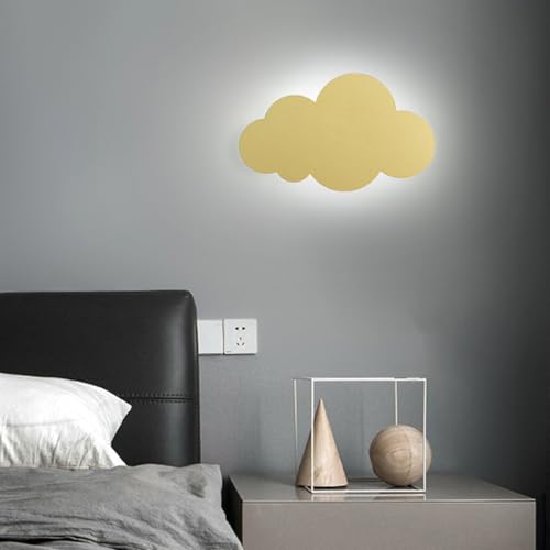 Lámpara de pared de hierro blanco con diseño creativo y tonos regulables 7