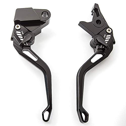 Manetas de aluminio FXCNC textura 3D para rutas en Kawasaki Z750S 4