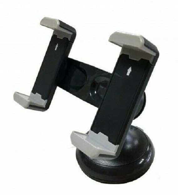 Htc - PORTE 2 TELEPHONES ROTATIFS 360°X2 FIXATION VENTOUSE
