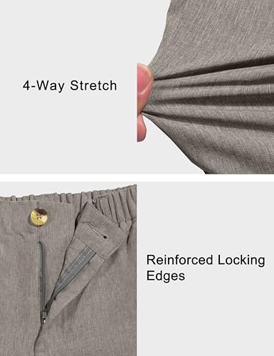 Image of Little Donkey Andy Women's Quick Dry Lightweight Stretch Shorts Outdoor Short Active Hiking Golf