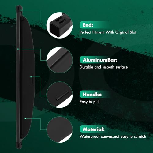 SCITOO Cargo Cover Shade Fit for Kia by SCITOO - Used condition - Image 4