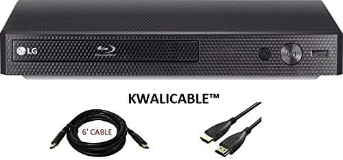 LG BP175 Blu-Ray DVD Player, with HDMI Port Bundle (Comes with a 6 Foot HDMI Cable by KWALICABLE