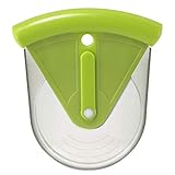 uxcell Pizza Cutter Wheel, Pizza Cutter Slicer with Protective Blade Guard, Stainless Steel 3' Super Sharp Blade, Kitchen Tools for Cake, Fruits, Vegetables, Green