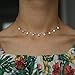 Produktbild Frauen Halskette, Rose Gold Blume Cz Drip Drop Charm Choker Cz Station Sexy Halskette Damen Schmuck Short Layer Halskette Für EIN Romantisches Jubiläum