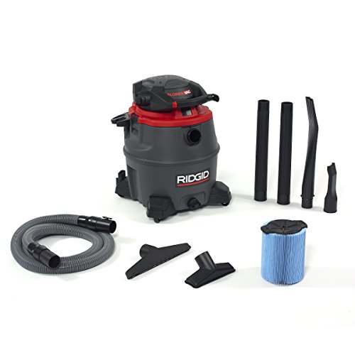 Ridgid 50343 1620RV Wet/Dry Vacuum with Blower, 16 gal, Red