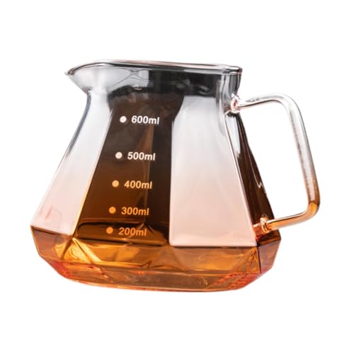 Image of Pour Over Glass Coffeemaker Drip Coffee Maker for Camping Cafes Home