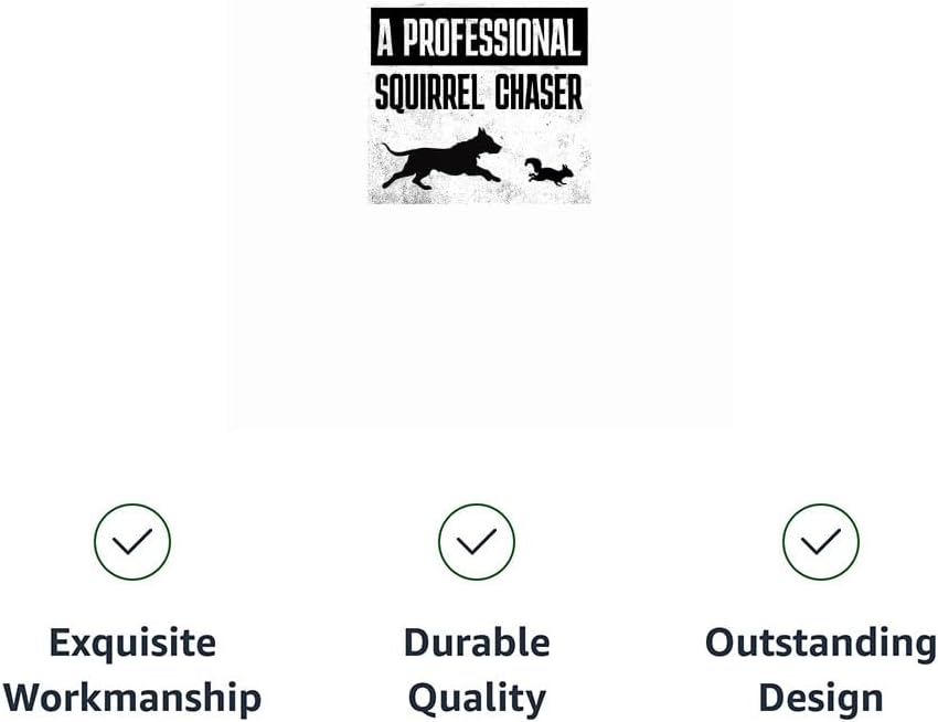 A Professional Squirrel Chaser Pet Bandana - Items for Pets - Gifts for Pets - L