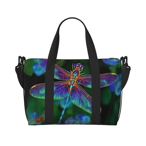 Sac de voyage libellule pour femme et homme grand format week-end