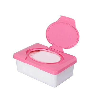 The Cheeky Kidzz Refillable Reusable Baby Wet Wipes Storage Box Container for Car Bathroom Living Room with Wet Wipes Combo for Newborns/Infants/Babies (Design 3)