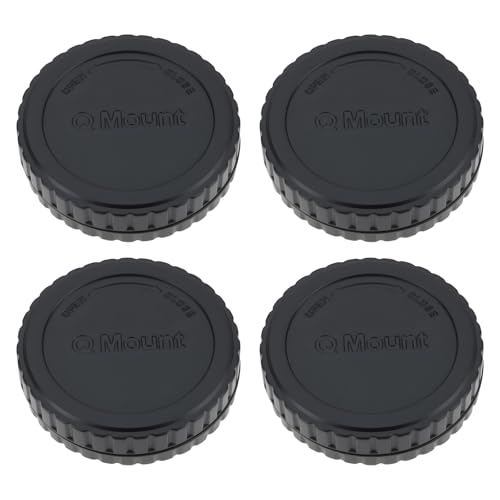 AS Axis Spindleon Kit de Protection Comprenant 4 Bouchons D'objectif Arrière Et Un Cache pour Boîtier Compatible avec Pentax Q Q7 Q10 Et Q-S1