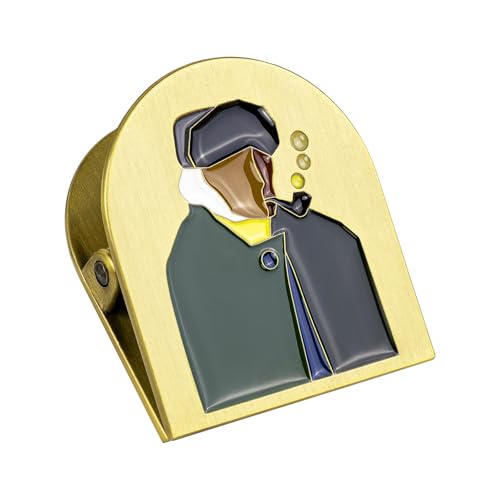AVECMOI Clip di libro in metallo per notebook da viaggio (Van Gogh)