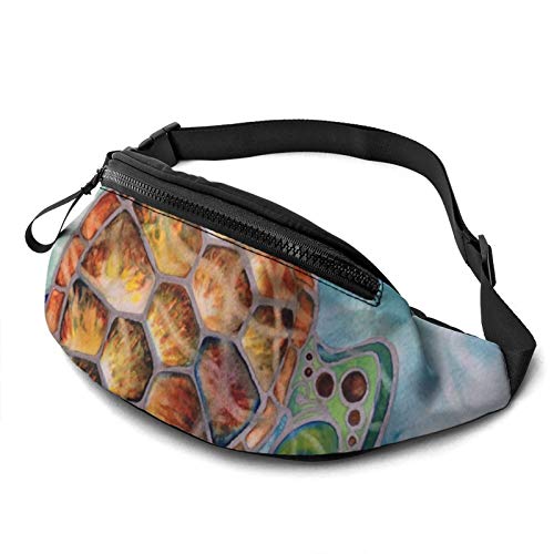 TGUBJGV Casual Waist Bag Little Sea Turtles Unisex Adjustable Waist Belt Sports Bag Chest Pack Purse