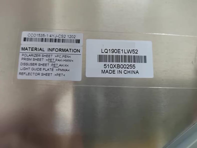 Image of 19 inch for LQ190E1LW52 LCD Display Screen on Stock