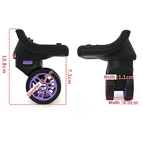 ngddf2haa Suitcase Wheel Luggage Replacement Pull Rod Box Wheel Mute Universal Wheels Suitcase Accessories Wheels for Suitcase Casters3