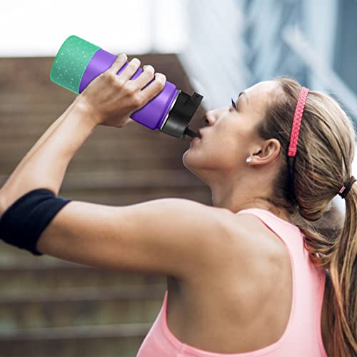 Wuqid Protective Bling Silicone Boot Sleeve For 12Oz-40Oz Sport Flask & Stanley Water Bottles Tumbler Anti-Slip Bottom Sleeve Cover For All Water Bottles Bottom Width Of 2.83&3.56In #TOP5