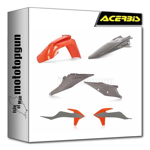 Cache carenage Acerbis 0024053.799 gris orange pour moto KTM XCF-W 500