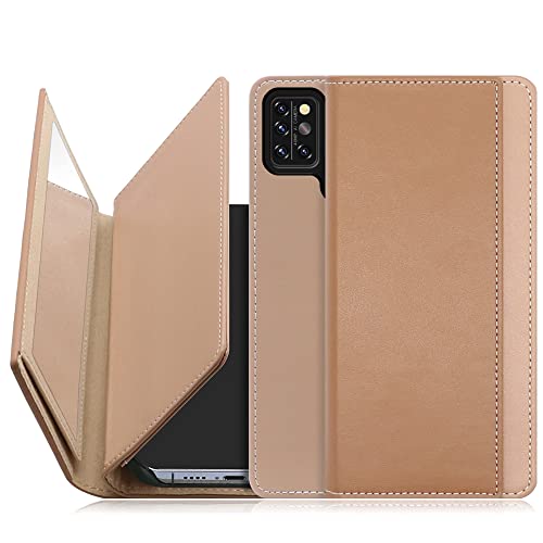 LOOF Miror UMIDIGI A9 Pro �p �蒠�^ �P�[�X �J�o�[ �J�[�h�|�P�b�g �V���v�� �J�[�h�z���_�[ �X�^���h ���[ �x���g�Ȃ� �~���[ �� �p�X�e�� ���t�� ��l ���f�B�[�X (�}�����u���E��)