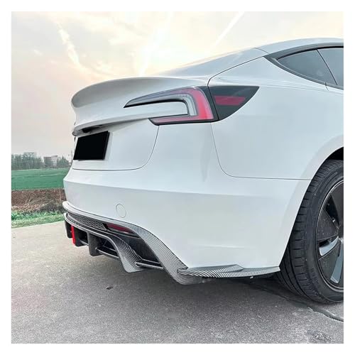 Labio parachoques trasero Tesla Model 3 Highland con acabado premium 6