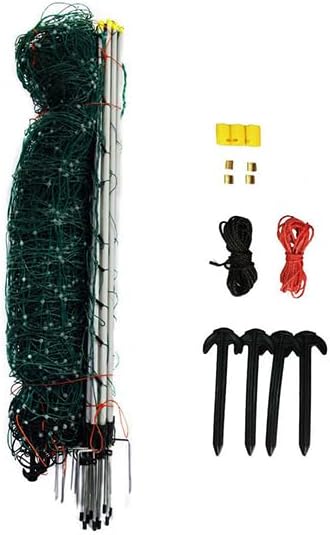 Deerbusters Red eléctrica para aves de corral de 48 pulgadas de alto, 12483, verde (rollo de 164 pies)