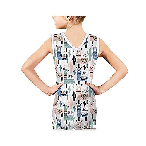 Amzbeauty Girls Swimsuit One Piece Cute Kids Swimwear All Print Beach Bathing Suit3