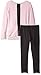Juicy Couture Little Girls' Toddler High-Low French Terry Tunic and Pant Set, Pink, 3T